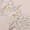 1 Yard 1 Inch Champagne Beaded Bridal Veil Lace Trim for Wedding Gowns and Veils